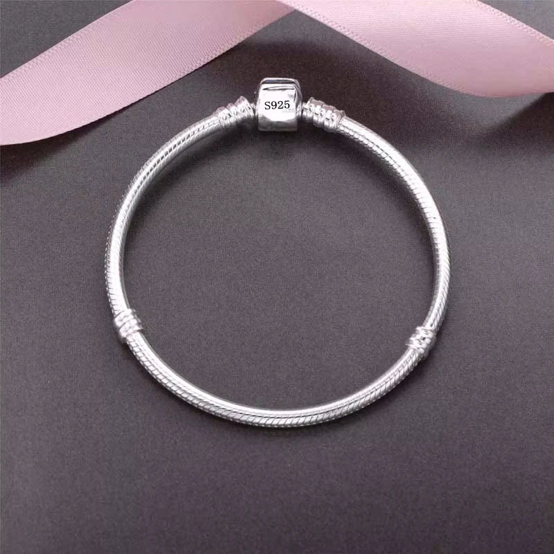Luxury 925 Silver Snake Bracelet