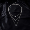 Fashionable Zircon Layer Necklace